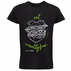 Unisex Rundhals T-Shirt – Motiv "Eat Cruelty Free"
