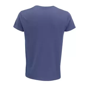 Herren Rundhals T-Shirt – Rückansicht – Farbe "Denim" (244)  