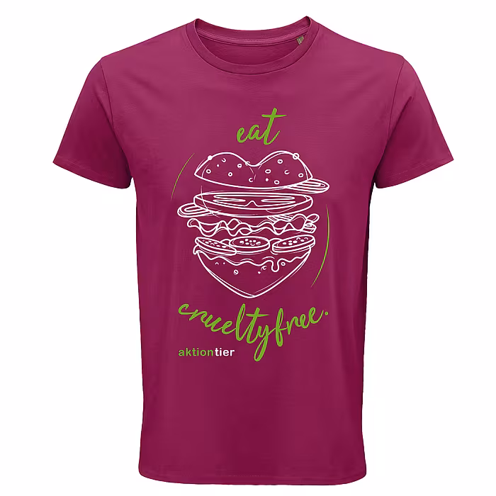 Unisex Rundhals T-Shirt – Motiv "Eat Cruelty Free"