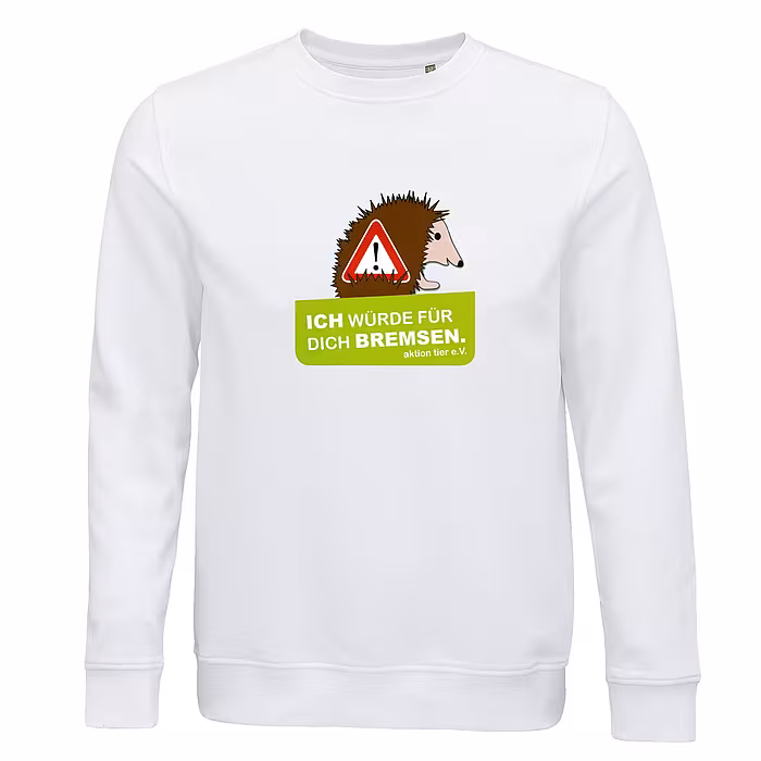 Unisex-Sweatshirt – Motiv Igelschutz