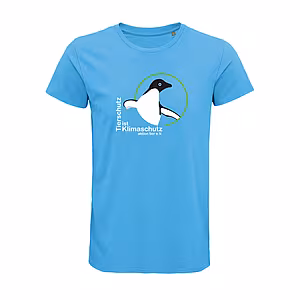 Unisex Rundhals T-Shirt – Motiv "Tierschutz ist Klimaschutz"