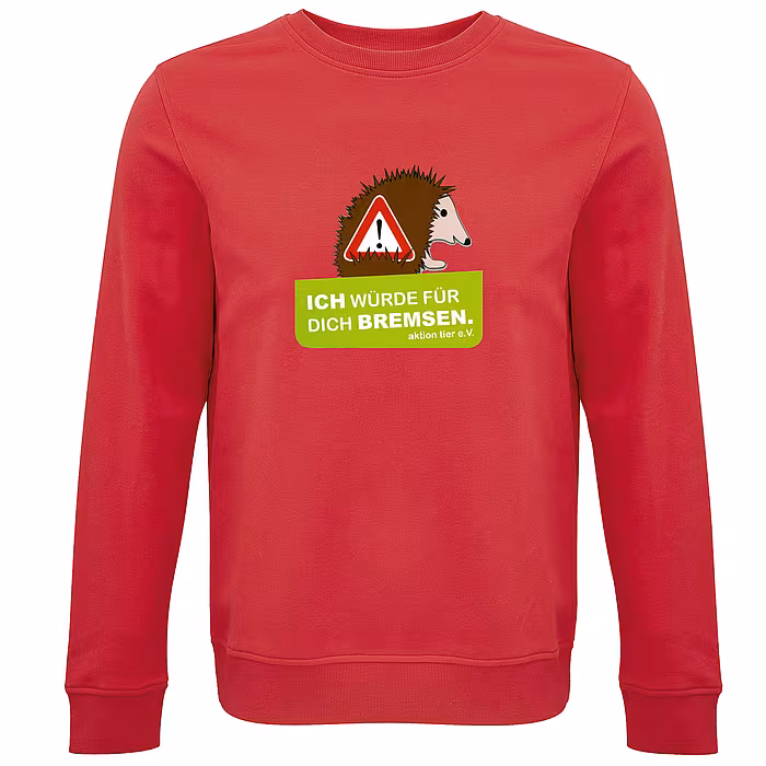 Unisex-Sweatshirt – Motiv Igelschutz