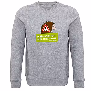 Unisex-Sweatshirt – Motiv Igelschutz