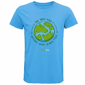 Unisex Rundhals T-Shirt – Motiv "Weltkugel"