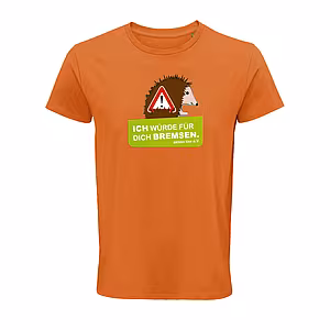 Unisex Rundhals T-Shirt – Motiv "Igelschutz"