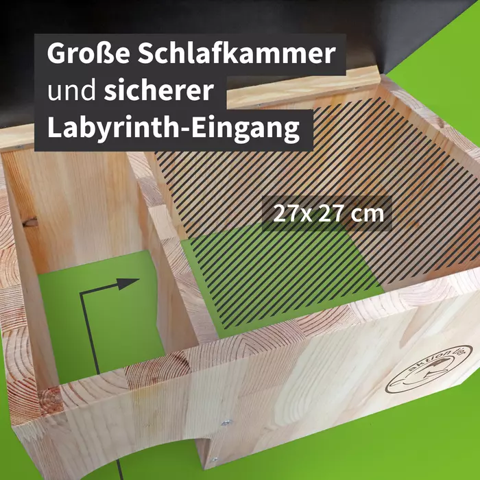 aktion tier Igelhaus Bauset