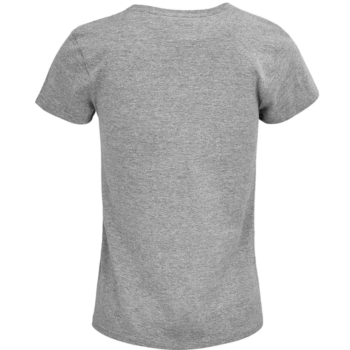 Herren Rundhals T-Shirt – Rückansicht – Farbe "Grey Melange" (350)