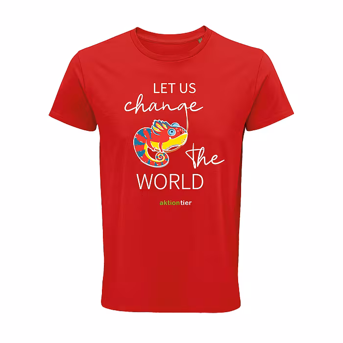Unisex Rundhals T-Shirt – Motiv "Chamäleon"