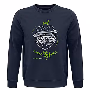 Unisex-Sweatshirt – Motiv Eat Crueltyfree