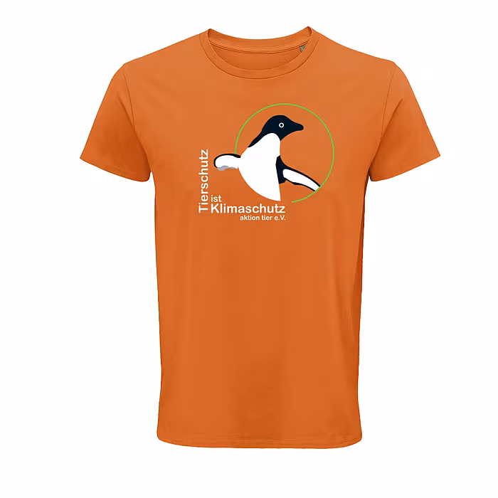 Unisex Rundhals T-Shirt – Motiv "Tierschutz ist Klimaschutz"
