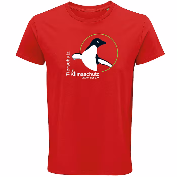 Unisex Rundhals T-Shirt – Motiv "Tierschutz ist Klimaschutz"