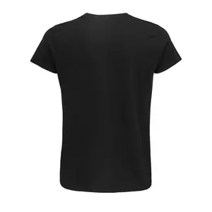 Herren Rundhals T-Shirt – Rückansicht – Farbe "Deep Black" (309)