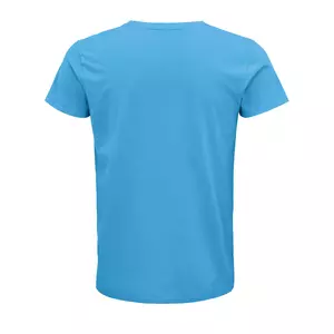 Herren Rundhals T-Shirt – Rückansicht – Farbe "Aqua" (321)