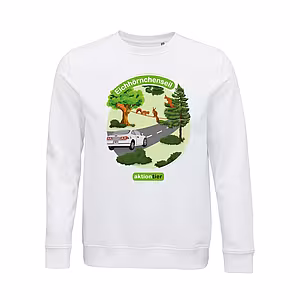 Unisex-Sweatshirt – Motiv "Eichhörnchenseil"