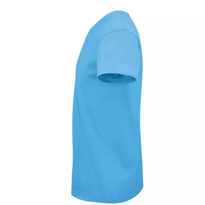 Herren Rundhals T-Shirt – Seitenansicht – Farbe "Aqua" (321) Herren Rundhals T-Shirt – Seitenansicht – Farbe "Aqua" (321)