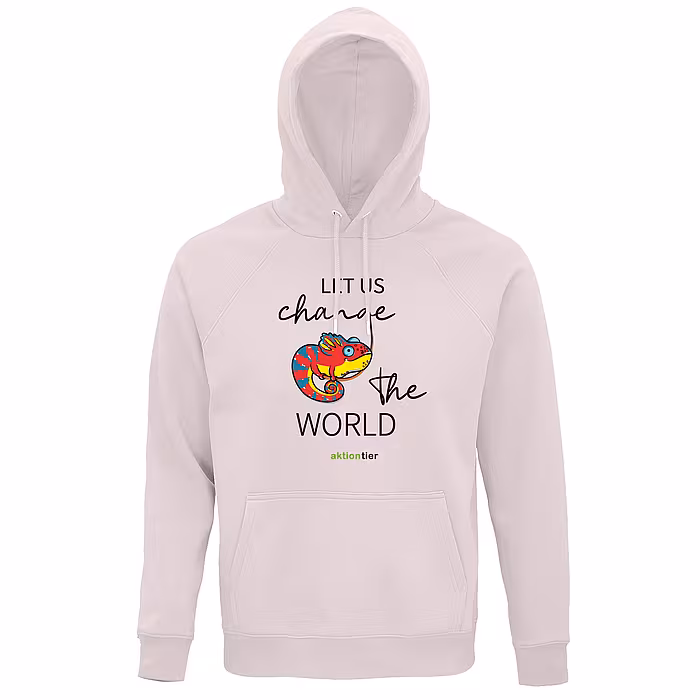 Hoodie – Motiv: "Chamäleon" - Farbe: Pale Pink