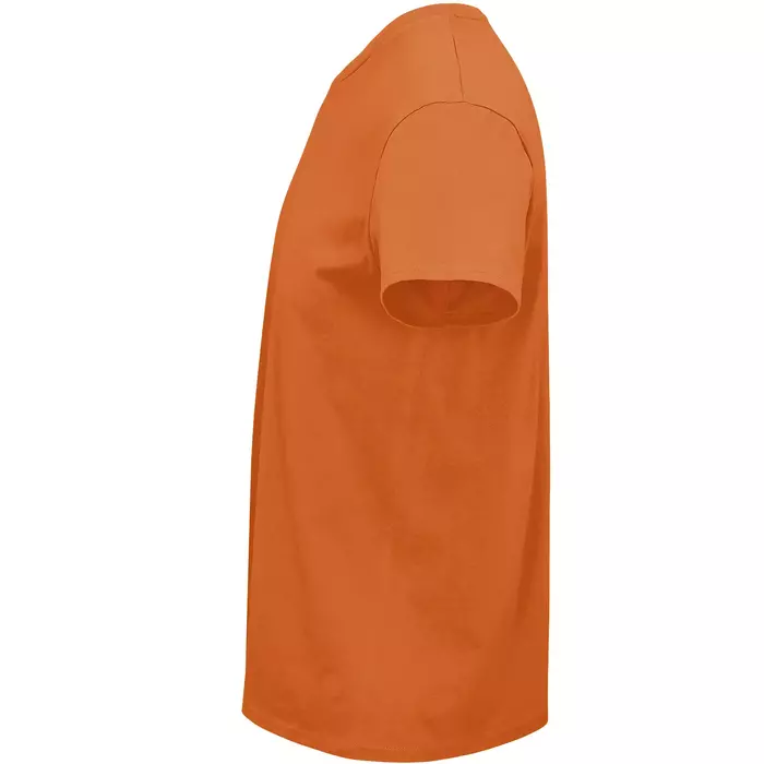 Herren Rundhals T-Shirt – Seitenansicht – Farbe "Orange" (400)