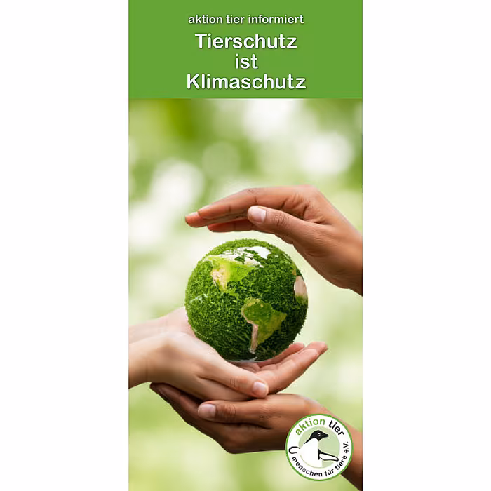 Flyer „Tierschutz ist Klimaschutz“