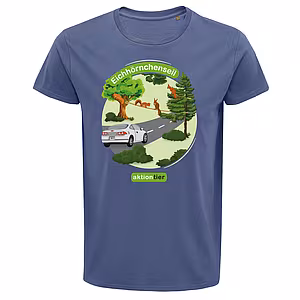 Unisex Rundhals T-Shirt – Motiv "Eichhörnchenseil" 