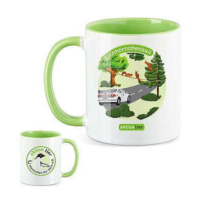 aktion tier Tasse