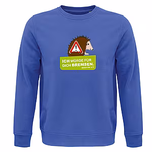 Unisex-Sweatshirt – Motiv Igelschutz