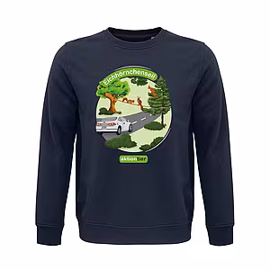 Unisex-Sweatshirt – Motiv "Eichhörnchenseil"