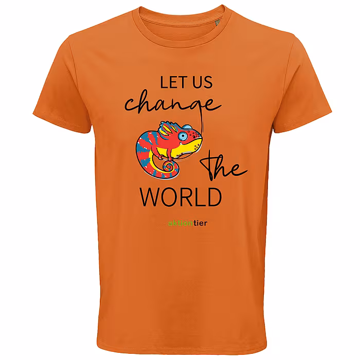 Unisex Rundhals T-Shirt – Motiv "Chamäleon" Unisex Rundhals T-Shirt – Motiv "Chamäleon"