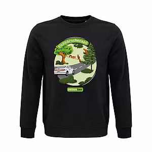 Unisex-Sweatshirt – Motiv "Eichhörnchenseil"