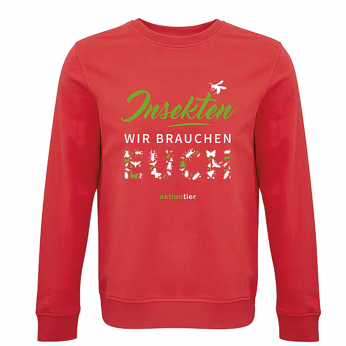 Unisex Sweatshirt – Motiv "Insekten wir brauchen euch" 