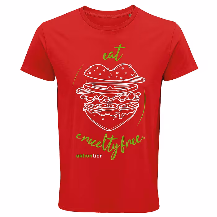 Unisex Rundhals T-Shirt – Motiv "Eat Cruelty Free"