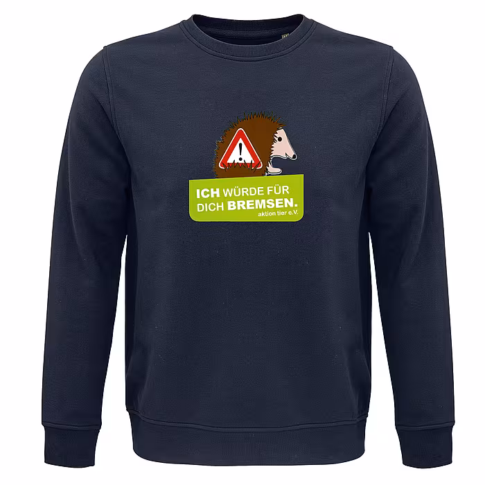 Unisex-Sweatshirt – Motiv Igelschutz