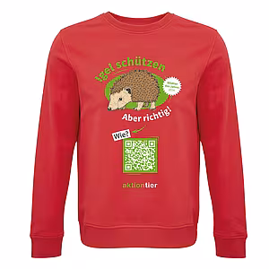 Unisex-Sweatshirt – Motiv "Igel schützen aber richtig"