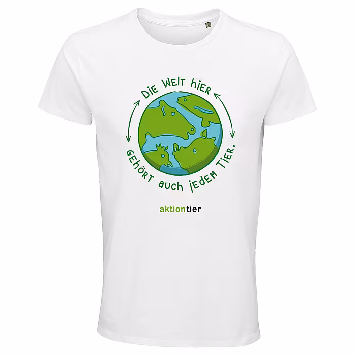 Unisex Rundhals T-Shirt – Motiv "Weltkugel"